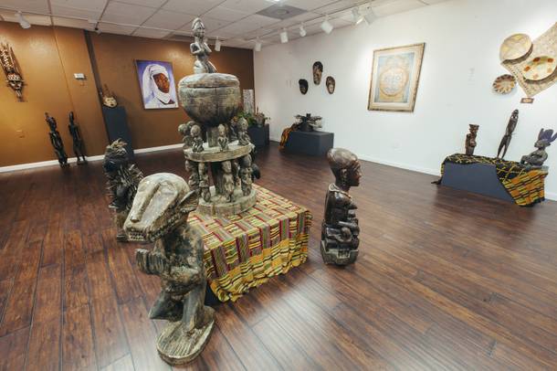 Museum collection of African art at Left of Center.