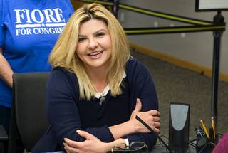 Assemblywoman Michele Fiore files to run for Nevadas open 3rd Congressional District seat at the Clark County Government Center Wednesday, March 9, 2016.