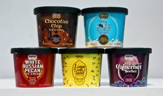 The products being produced by Momenti Spirited Ice Creams are the valley's first spirited ice creams on Thursday, March 17, 2016.