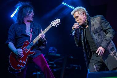 Billy Idol headlines at House of Blues on Wednesday, March 16, 2016, in Mandalay Bay.