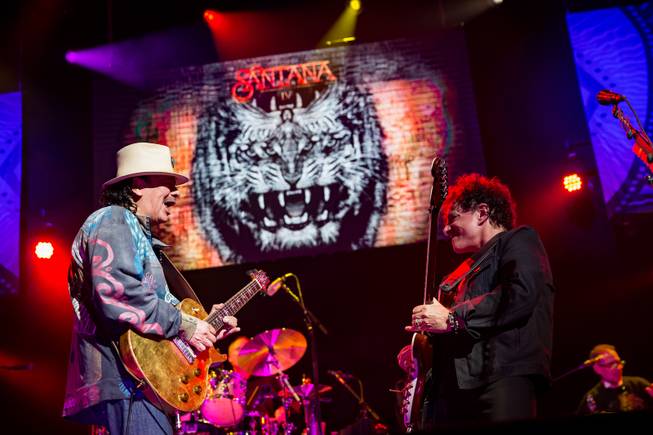 Santana performs at House of Blues on Monday, March 21, ...
