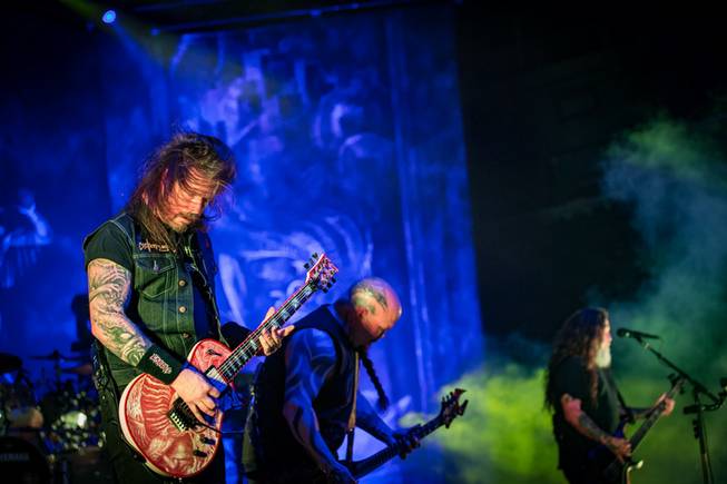 Slayer performs at the Joint on Saturday, March 26, 2016, ...
