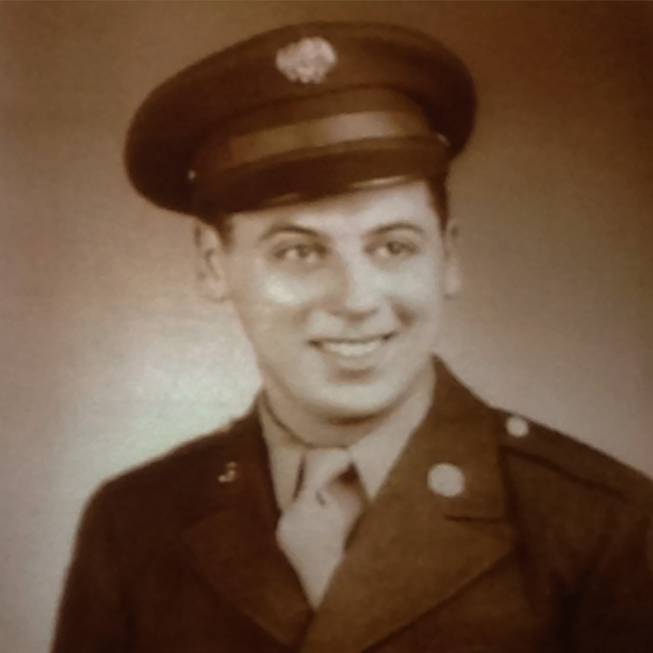 Marty Allen during his days as a sergeant with the U.S. Army Air Corps in World War II.