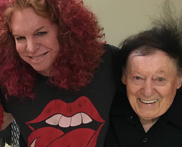Carrot Top and Marty Allen.