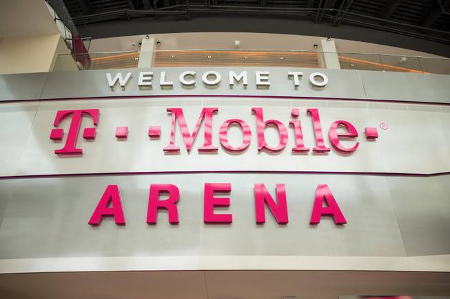 A look at the new T-Mobile Arena during opening day, Wed. April 6, 2016.