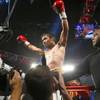Manny Pacquiao celebrates his unanimous-decision win over Timothy Bradley.