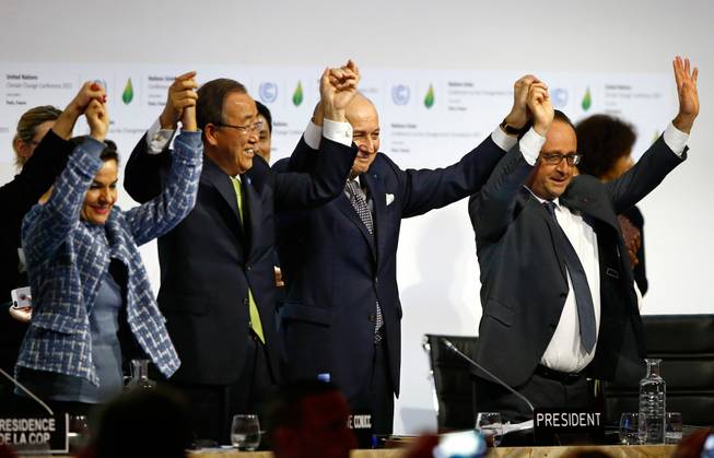 Paris climate agreement signing