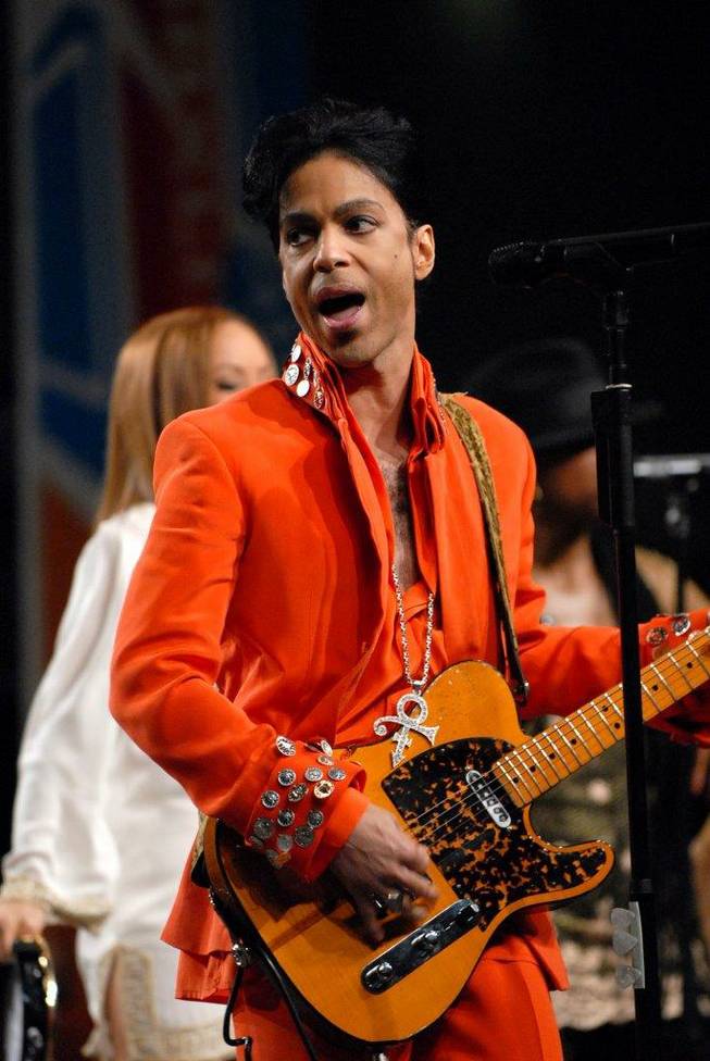 Prince performs during the Super Bowl 41 Halftime Show media day. Super Bowl 41 between the Indianapolis Colts and Chicago Bears took place Sunday, Feb. 4, 2007, in Miami. The Colts won 29-17. Prince died Thursday, April 21, 2016, at his home near Minneapolis.