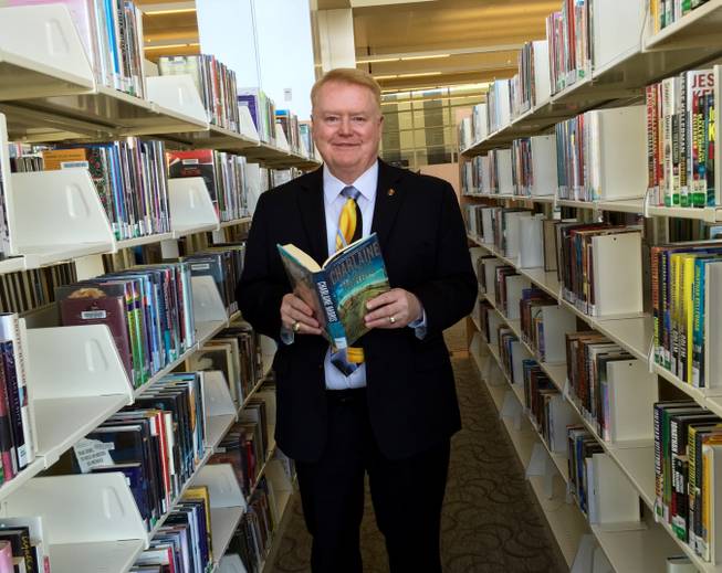 Ronald Heezen, executive director of the Las Vegas-Clark County Library District, stands in the Windmill Library located in the southwest valley on Wednesday, April 20, 2016. Heezen said the library district is focusing on providing services based on residents' needs in various parts of the county.