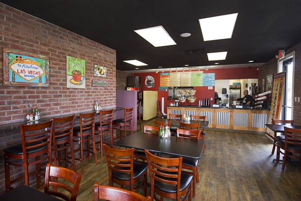 A dining area is shown at J. Gumbo's, 3565 S. Rainbow Blvd., Sunday, April 24, 2016.