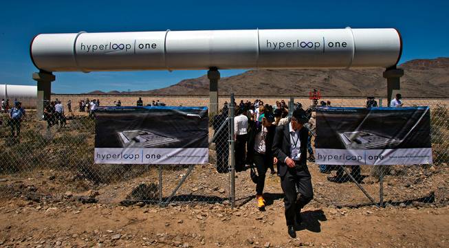 Hyperloop One Sled Test