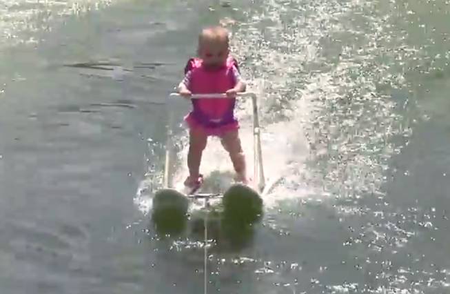 Baby Water Skier