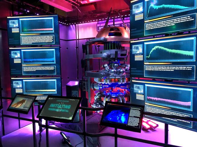 Marvel’s Avengers STATION, an immersive exhibit that takes visitors on a journey through the Avengers superhero franchise, celebrates its grand opening Tuesday, June 14, 2016, at Treasure Island.