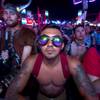 A festivalgoer listens to music at Circuit Grounds during the third night of the Electric Daisy Carnival on Sunday, June 19, 2016, at Las Vegas Motor Speedway.