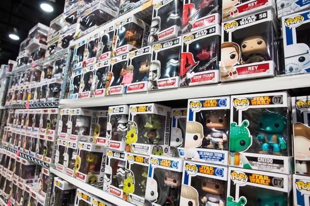 Various comics, toys and memorabilia are seen for sale at The Amazing Las Vegas Comic Con 2016, at the Las Vegas Convention Center, Friday June 17, 2016.