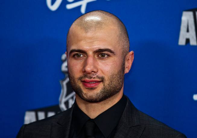 Mark Giordano on the Red Carpet leading up to the 2016 NHL Awards at The Joint inside the Hard Rock Hotel and Casino on Wednesday, June 22, 2016.