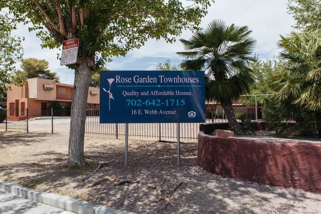 A look at Rose Gardens, 16 E Webb Ave, North Las Vegas on July 28, 2016.