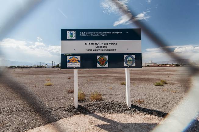 Vacant land is shown near the corner of Carey Avenue and Martin Luther King Boulevard in North Las Vegas on July 28, 2016.
