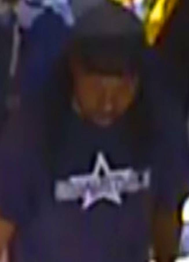 This man is sought in a string of robberies in the Las Vegas Valley in July.