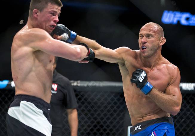 Donald Cerrone (31-7) got an impressive knockout victory over Rick Story (19-9) in a battle of ranked welterweights at UFC 202 Saturday, Aug. 20, 2016 at T-Mobile Arena.

