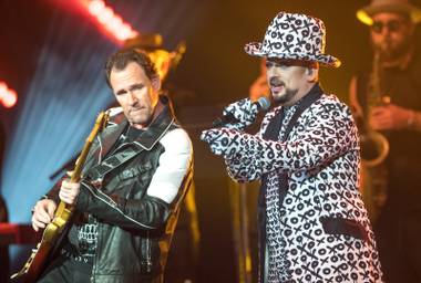 Culture Club performs with its original line up at the Pearl Concert Theater at the Palms Casino, Sunday, Aug. 21, 2016.