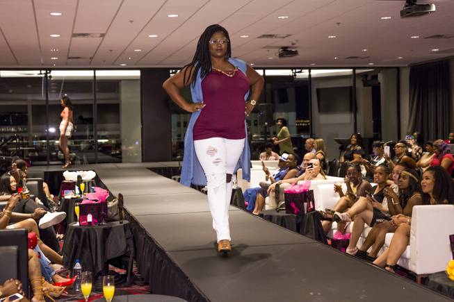 Live-Vain holds its first annual fashion show at The D Hotel and Casino in downtown Las Vegas, Friday, Aug. 12, 2016.A portion of the proceeds will go to Making Strides Against Breast Cancer, American Cancer Society.