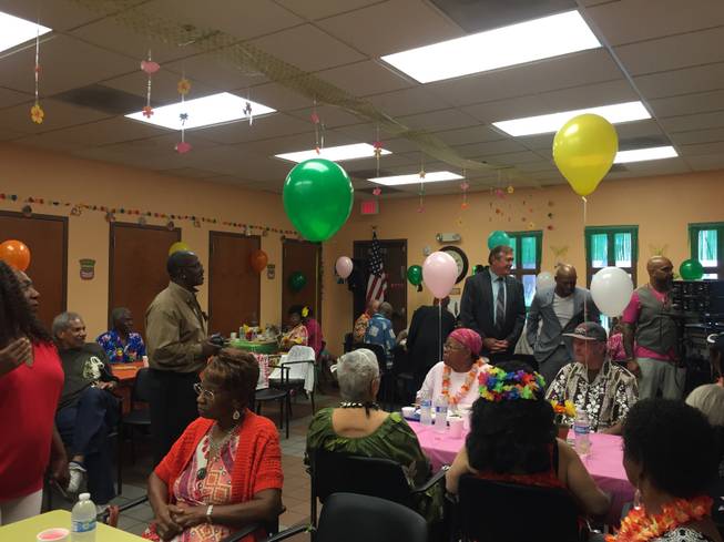 In August, Rep. Cresent Hardy spent time at a North Las Vegas senior center, telling those gathered he was there to listen: “That’s how you learn, by shutting your mouth, listening and trying to understand the issues.” 