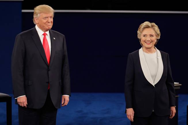 Clinton and Trump Debate 2