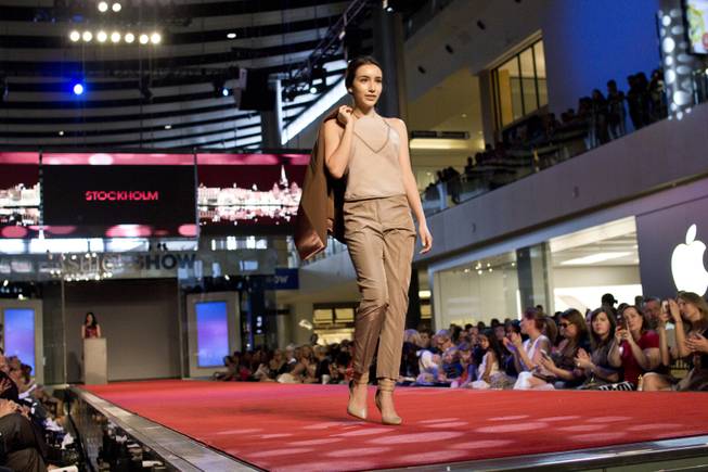 Southwest Career and Technical Academy student Ilian Angulo’s elegant pantsuit and jacket won the Junior League's Fashion Forward design competition in 2015.