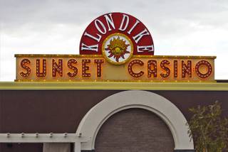 Exterior of the Klondike locals casino in Henderson following its re-opening on Friday, Oct. 28, 2016.