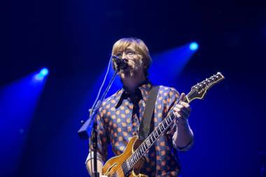 Phish performs at the MGM Grand Garden Arena on Halloween night, Monday Oct. 31, 2016.