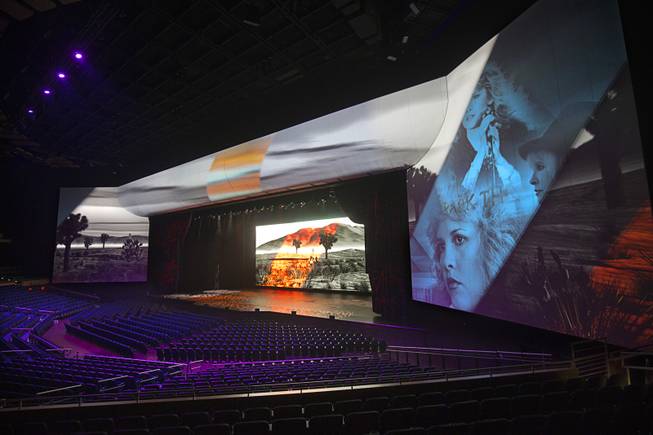 The Park Theater at the Monte Carlo is shown during a media preview of the theater Tuesday, Dec. 6, 2016.