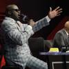Photo: Shaquille O'Neal takes part in an NBA on TNT prega Photo: Shaquille O'Neal takes part in an NBA on TNT prega
