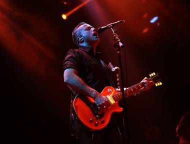 Singer-songwriter Jason Isbell performs before a lively crowd in the House of Blues at the Mandalay Bay on Thursday, March 16, 2017, in Las Vegas.