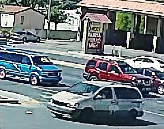 Richi Briones was seen Wednesday, April 19, 2017, driving south from the area of Lamb Boulevard and Bonanza Road in this worn-out, tan-colored Toyota Sienna minivan with front damage.