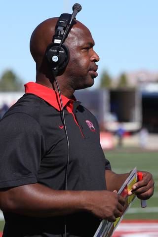 UNLV football wide receiver coach Cedric Cormier is entering his eighth season with the program. Courtsey