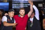 Triple G and Canelo make Grand Arrivals