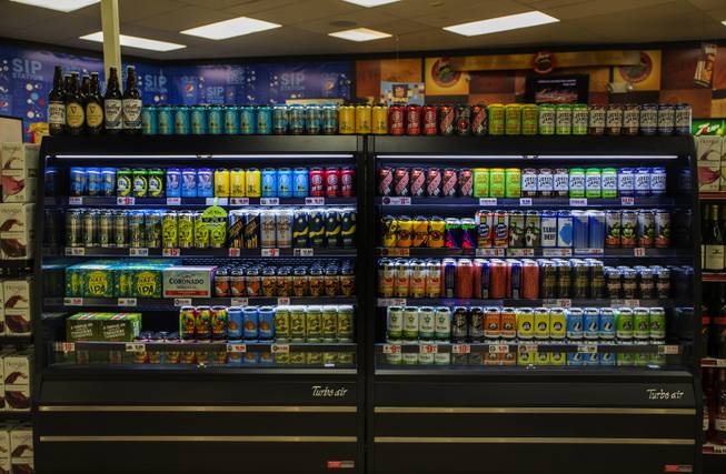 An impressive selection of local and regional beers can be purchased at 5 of the area's Speedee Mart gas stations on Wednesday, Jan. 3, 2018.