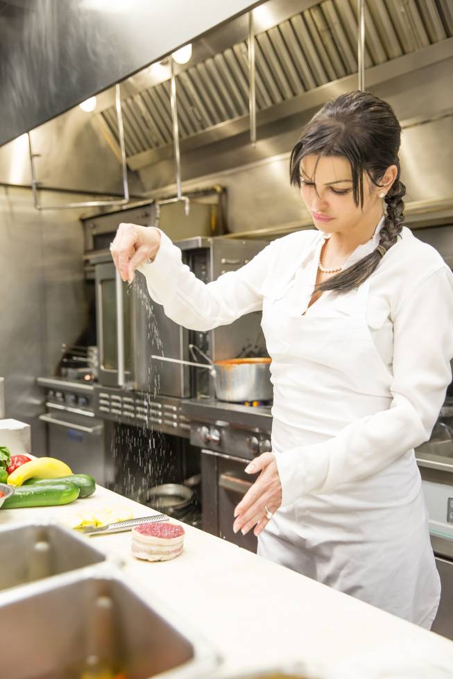 Carla Pellegrino doesn't believe in "fusion" food, she says, preferring to serve traditional Italian fare, though she has some Brazilian influences, owing to her childhood.