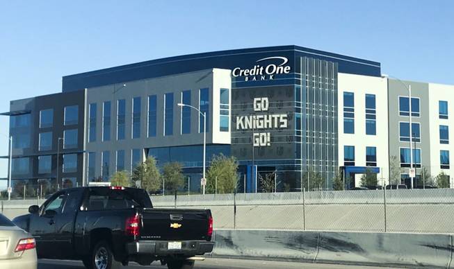 Businesses across Las Vegas show their support for the Vegas Golden Knights during the Western Conference Finals.