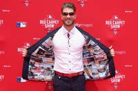 Las Vegas native Bryce Harper dominated the red carpet on Tuesday as he strutted down the aisle in a custom navy blue and red windowpane suit. With his flashy and unique suits, Harper has become somewhat of a fashion plate in professional baseball ...