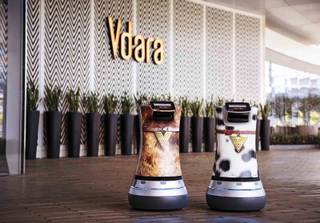 Vdara has implanted the use of their robot butlers Fetch and Jett, who deliver snacks, sundries, and spa products. Robots are becoming a very real part of the hospitality world.