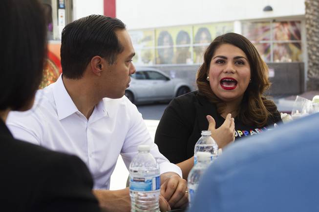 Presidential Candidate Julian Castro Visits Vegas