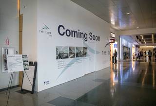 A view of The Club LAS in Terminal 3 at McCarran International Airport Wednesday, April 10, 2019. The 7,000-square-foot lounge opens to travelers Thursday, April 11.
