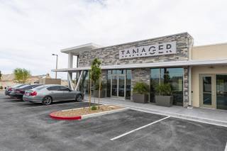 The exterior of the clubhouse is shown during a tour of the new luxury Tanager apartment complex near the Las Vegas Ballpark in Downtown Summerlin Wednesday, May 15, 2019.