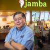 Chef Michael Ty poses by one of his Jamba Juice locations at McCarran International Airport Friday, May 17, 2019. Ty moved to Las Vegas in 1975 and worked as executive chef at  Caesars Palace, the Desert Inn and Lawry's The Prime Rib.
