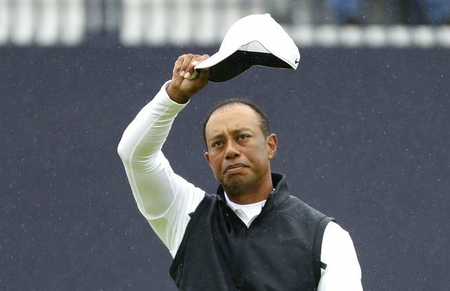 Tiger Woods at British open