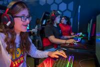 As they played the popular video game "Fortnite" at the HyperX Esports Arena on Wednesday, middle schoolers Sasha Lira and Ruby Ramirez didn’t seem especially interested in pursuing careers in esports. The fact that neither eighth-grader expressed interest in ...
