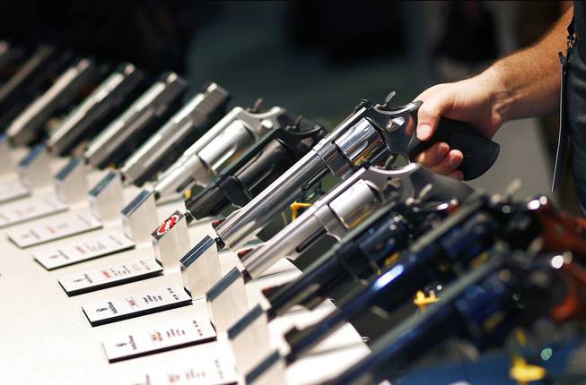 Gun trade show in Vegas