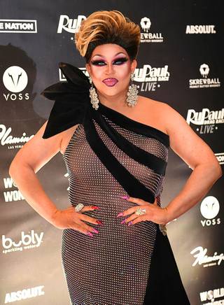 Shannel appears on the red carpet before the world premier of RuPauls Drag Race Live! Thursday, January 30, 2010, at the Flamingo in Las Vegas.